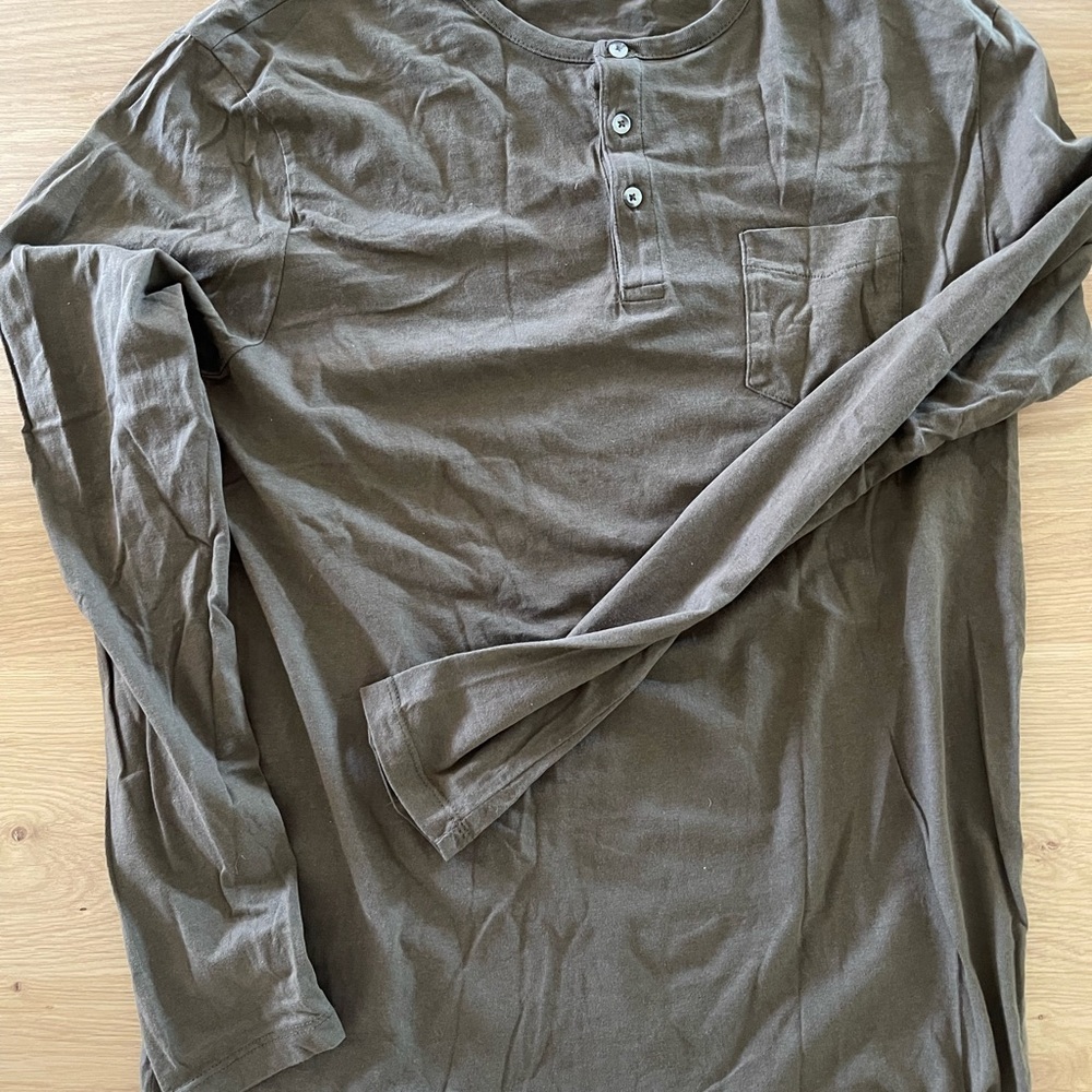 Zara Green Long Sleeve Tee